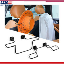 2 Pack Cowboy Hat Holder Rack Truck SUV, Foldable Car Clothes Hanger, Seat Back picture