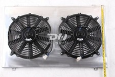 161 Aluminum Shroud+Fans Fits 1973-1986 Chevy/GMC C/K C10 C20 C30 K30 Pickup 28