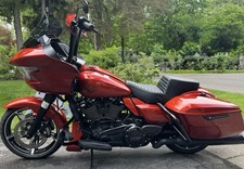 SADDLEMEN 0801-1680 23-26 Harley Touring Step-Up Seat Tuck-n-Roll Black picture