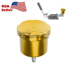 Gold CNC Aluminum Drift Hydraulic Handbrake Oil Tank E-Brake Fluid Reservoir picture