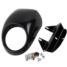 Black Headlight Fairing Mask For Harley Sportster Front Fork Cowl XL 1200 / 883 picture