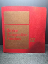 Vintage 1980s Ditzler PPG Automotive Finishes Production Color Paint Chip Binder picture