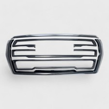 Fits 2021-2024 GMC Yukon Grille Overlay Gloss Black 5Pcs ABS Plastic picture