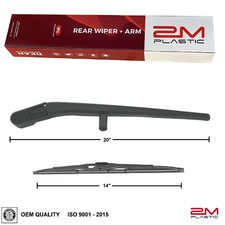 Rear Wiper Arm & Blade For Jeep LIBERTY 2008 - 2012 68034341AD OEM Quality picture