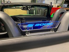 00-09 02 03 04 Honda S2000 Wind Deflector Windscreen LED Lighted Laser Engraved picture