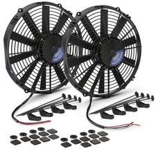 Proform 67038 Universal 12 in. Brushless Electric Cooling Fan Kit [Two Fans] picture