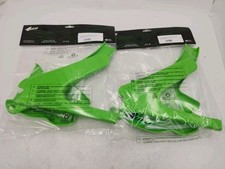 NEW Ufo Plast Frame Guard-Green for Kawasaki KDX 200 (1990-94) Lot of 2 picture