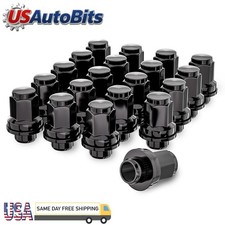 20pcs Infiniti 1.5'' Tall Black M12X1.25 OEM Factory Lug Nuts Fit Stock Wheel picture