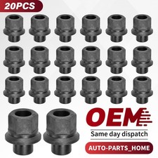 20 Pack 33mm M22x1.5 x 19mm Sleeve Nuts Wheel Nuts M22-1.5 Skirt Flange picture