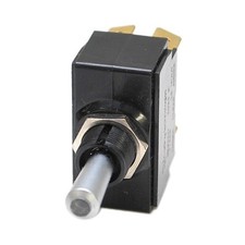 Carling Momentary Boat Toggle Switch | 18 Volt Amber 5 Spade picture