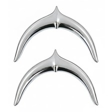 1955 Chevy Bel Air Fender Eyebrow Trim Molding PAIR JC Whitney Style picture