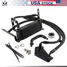 AN8 14 Rows Oil Cooler Kit For Volkswagen Audi Golf MK5 MK6 VAG DQ200 DQ250 DSG picture