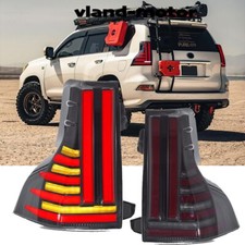 2X SMOKE LED Tail Lights For Lexus GX460 2014-2021 Plug & Play w/Start Animation picture