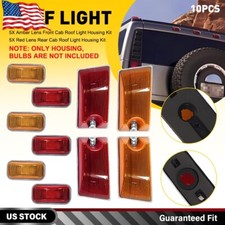 10X Amber/Red Lens Cab Marker Roof Running Lights For 2003-2009 Hummer H2 / SUT picture