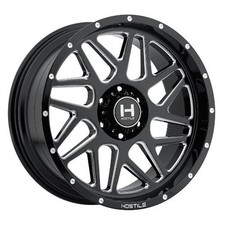 20x10 Hostile H108 Sprocket Blade Cut (Blk Milled) Wheel 5x5.5 (-19mm) picture