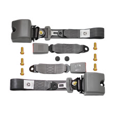 2 Sets Retractable 3‑Point Gray Safety Seat Belt For Toyota RAV4 picture