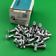 GM 63-76 Corvette Camaro Chevelle Nova Rear View Mirror Screw 565842 Lot of 33 picture