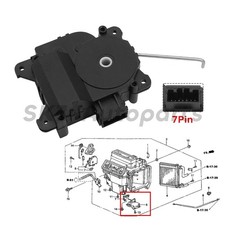 Heater HVAC Passenger Air Mode Blend Door Motor for 1998-2002 Honda Accord picture