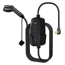 VEVOR Level 2 EV Charger, 40 Amp Adjustable Current, 240V Electric SAE J1772 EV picture