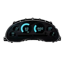 1994-2004 Ford Mustang Digital Dash Panel Teal LED Gauges Lifetime Warranty USA picture
