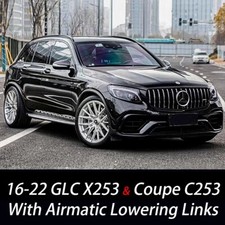 For 16-22 Mercedes Benz GLC Adjustable Airmatic Lowering Links Kit X253 C253 AMG picture