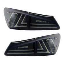 VLAND LED Tail Lights For Lexus IS250 IS350 ISF 2006-2013 Smoked Rear Lamps Pair picture