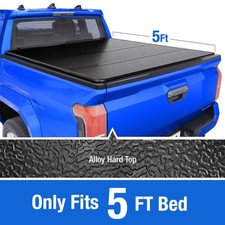 TYGER T5 Tri-Fold Alloy Hardtop Tonneau Cover for 24-26 Tacoma 5' Bed picture