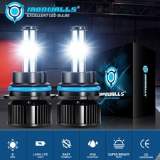 6-sides 9007 HB5 LED Headlight Bulbs High Low Beam 6000K Super Bright 3000000LM picture