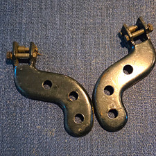 Harley Davidson Vintage Buddy Seat Footrest Brackets    L&R picture