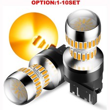 3157 3156 LED 3057 Reverse Brake Back up Lamp Turn Signal Light Bulb Amber Front picture