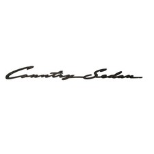 Vintage 1962–1964 Ford Country Sedan Tailgate Script Emblem 18” Chrome picture