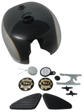 4-Gallon Chrome & Dual Painted Petrol Tank for BSA A7 / A10 picture