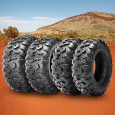 HALBERD Set 4 25x8-12 25x10-12 ATV Tires 25x8x12 25x10x12 6 Ply UTV w/ Warranty picture