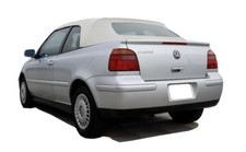 1995-2001 Volkswagen VW Golf Cabriolet Convertible Soft Top, WHITE Vinyl picture
