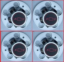 4  NEW RALLY WHEEL CENTER HUB CAPS FOR CHEVY GMC TRUCK 5 LUG 15