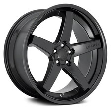 Asanti ABL-31 REGAL Wheels 22x10.5 (25, 5x114.3, 72.56) Black Rims Set of 4 picture