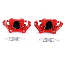 PowerStop Disc Brake Caliper Set - RED CALIPER PAIR W/BRKT picture