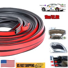 33Ft Universal Self Adhesive Weather Seal Strip for Car Door Window Weatherstrip picture