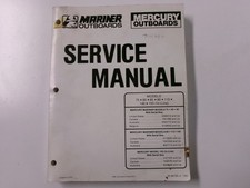 1991 Mercury Marine Mariner 90-86134-4 Outboard Service Manual 75 thru 150 hp picture
