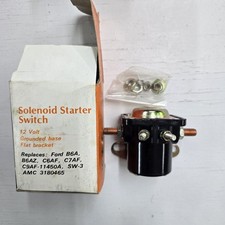 NOS Vintage Starter Solenoid Relay Replaces Ford SW-3 C9AF-11450A Mustang F100 picture