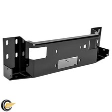 Universal Front Hidden Bumper Winch Mount Plate Steel For Black-Steel Serials picture