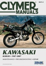 Kawasaki KLR650 Service Repair Workshop Manual Book Clymer Haynes 1987-2007 picture