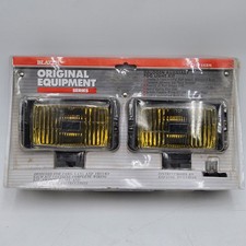 Vintage Blazer Halogen Auxiliary Fog Light Kit Amber Black Housing  C1075KBM New picture