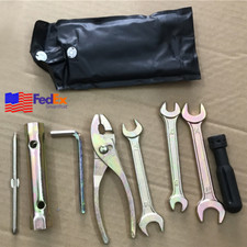 7Pcs Motorcycle Tool Kit Wrench Plug Socket Pliers for Honda Kawasaki Yamaha ATV picture