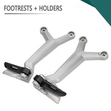 Rear Passenger Footpegs Footrest W/Holder For Triumph Trident 660 2021+ Aluminum picture