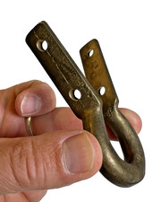 Antique Solid Brass Boat Stem Tow Ring Painter Ring Bow Hardware 3-1/4