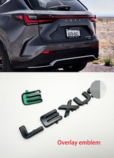 Fit 2022 and up LEXUS NX 250 350 350h 450H+ BLACKOUT DOOR EMBLEM OVERLAY KIT picture