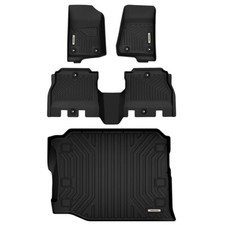 OEDRO TPE Floor Mats+Cargo Liner for 2018-2026 Jeep Wrangler JL Unlimited 4-Door picture