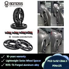 BONOSS AL7075-T6 Hubcentric Wheel Spacers 4pc 20mm 5x112 for BMW G01 X3 G05 X5 picture