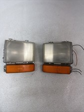 1980-1989 Cadillac Fleetwood Coupe Brougham Turn Signal Corner Lights Lenses picture